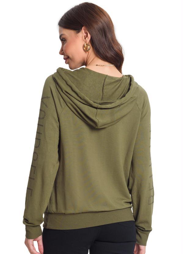 Rovitex - Blusão Estampado Feminino Verde 2