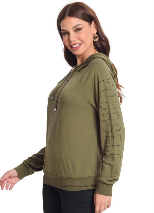 Rovitex - Blusão Estampado Feminino Verde 4