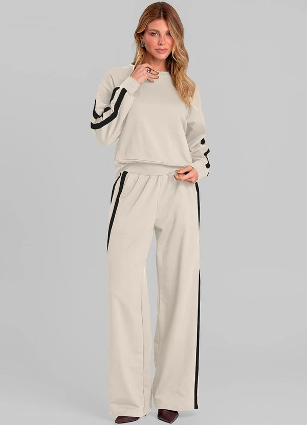 Dianna - Blusão Feminino em Molecotton Peluciado Bege 3