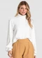 Dianna - Blusão Feminino em Tricot Felpudo Rosa - variação: Bege