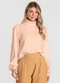 Dianna - Blusão Feminino em Tricot Felpudo Rosa - variação: Rosa