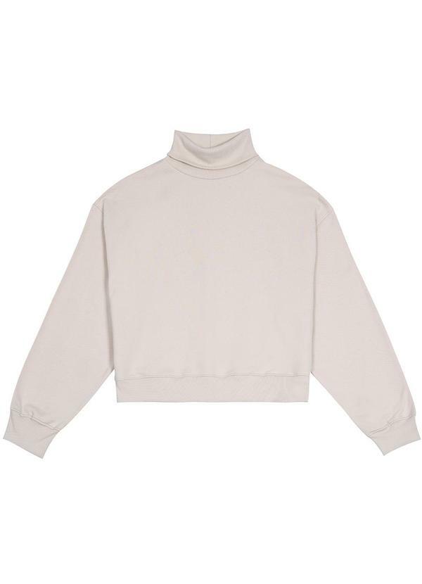 Malwee - Blusão Feminino Flanelado Bege