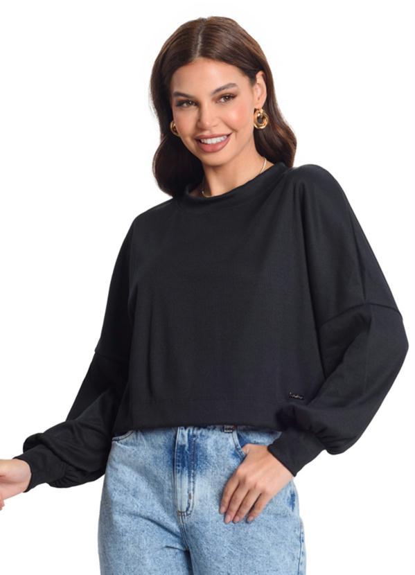 Rovitex - Blusão Feminino Ribana Preto