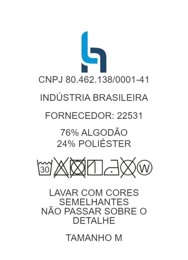 bonprix - Camisa com Babado na Gola Azul 8