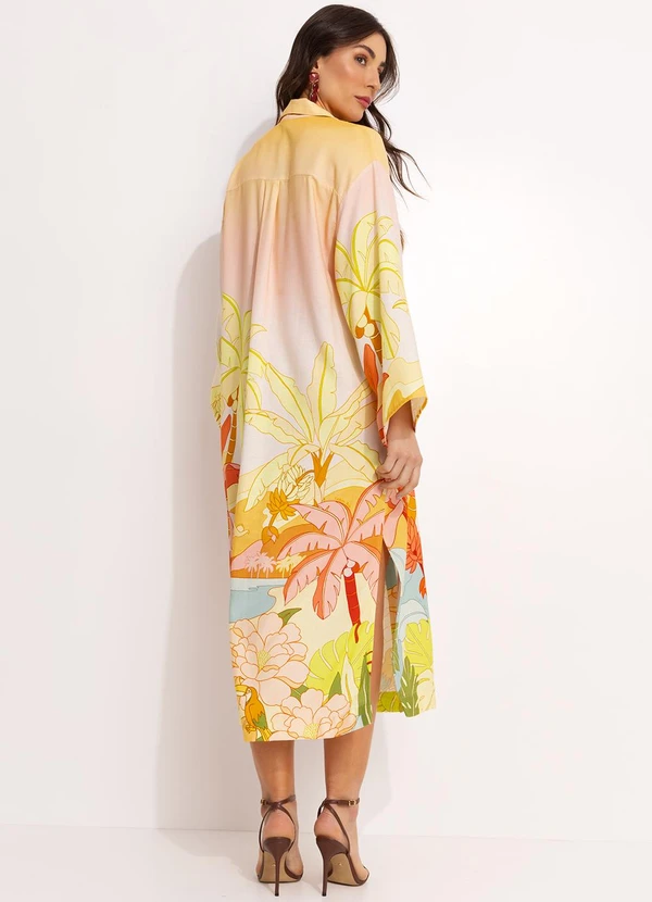 Farm - Camisa em Viscolinho Amarelo 2