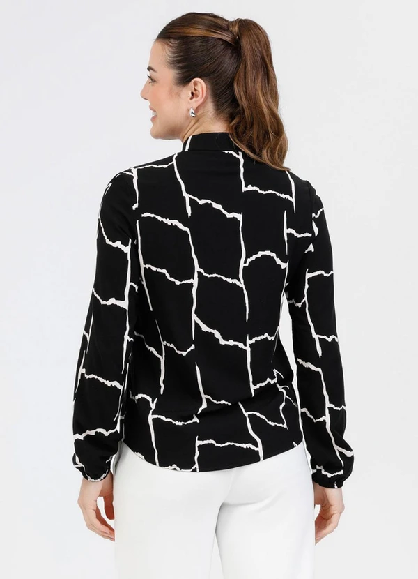 Camisa em Viscose Preto - HABANA