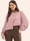 Rovitex - Camisa Manga Longa em Viscose Rosa - variação: Rosa