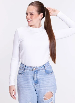 Vida Costeira - Camiseta Adulto Gola Térmico Uv50+ Off White - VIDA COSTEIRA