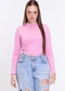 Vida Costeira - Camiseta Adulto Gola Térmico Uv50+ Marrom - variação: Rosa