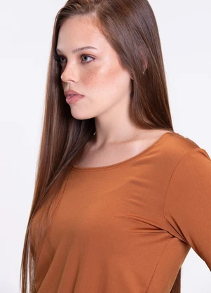 Vida Costeira - Camiseta Adulto Térmico Feminino Uv50+ Caramelo - VIDA COSTEIRA