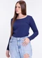 Vida Costeira - Camiseta Adulto Térmico Feminino Uv50+ Marrom - variação: Marinho