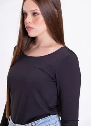 Vida Costeira - Camiseta Adulto Térmico Feminino Uv50+ Preto - VIDA COSTEIRA