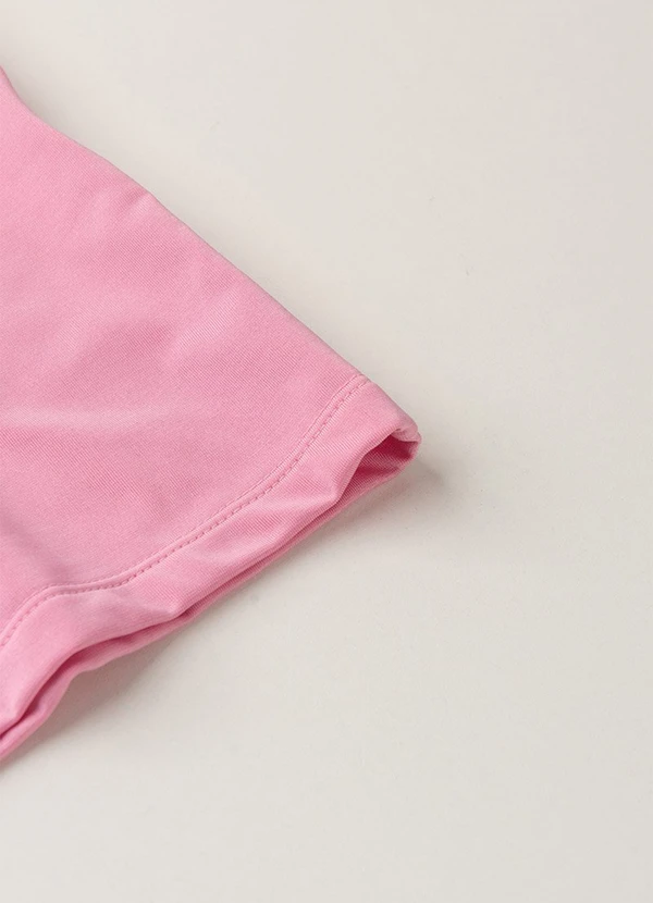 Vida Costeira - Camiseta Adulto Térmico Feminino Uv50+ Rosa 5