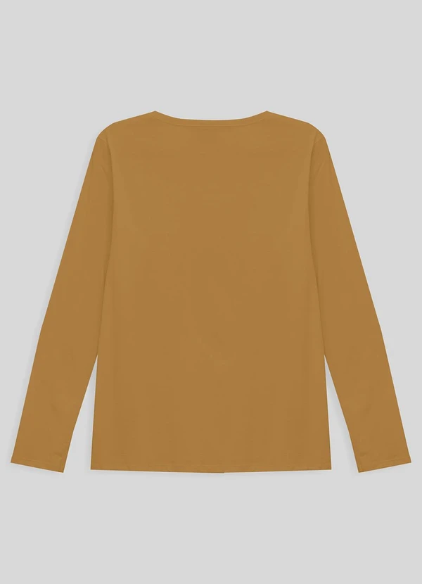 Basicamente - Camiseta Babylook Manga Longa Gola C Plus 2