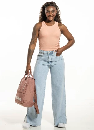 Cobertura - Regata Feminina Cropped  Rosa - COBERTURA