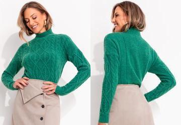 Suter em Tric Verde com Textura