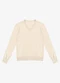 Rovitex - Sueter Feminino Gola V em Tricot Bege - variação: Bege