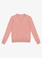 Rovitex - Sueter Feminino Gola V em Tricot Azul Claro - variação: Rosa