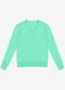 Rovitex - Sueter Feminino Gola V em Tricot Bege - variação: Verde