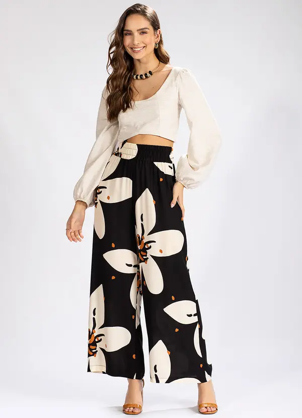 Hering - Top Manga Longa Viscolinho Bege 3