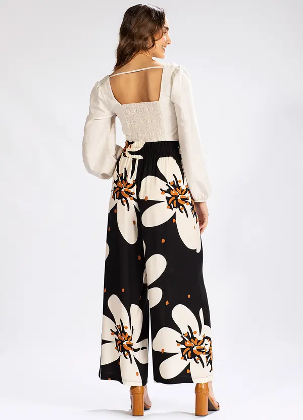 Hering - Top Manga Longa Viscolinho Bege 4