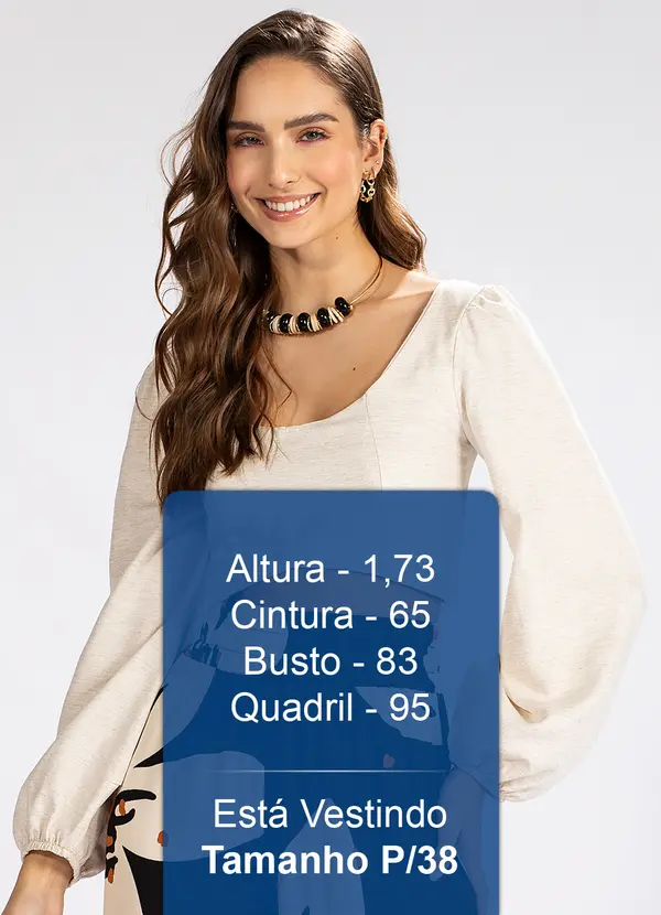 Hering - Top Manga Longa Viscolinho Bege 5