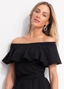Blusa Bege em Malha Texturizada
