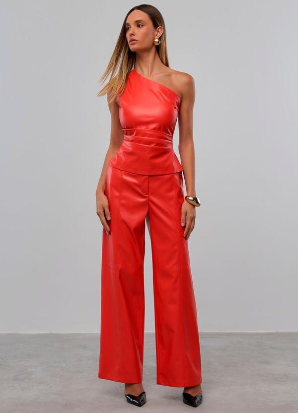 Carlota Costa - Blusa de Ombro Laranja 2