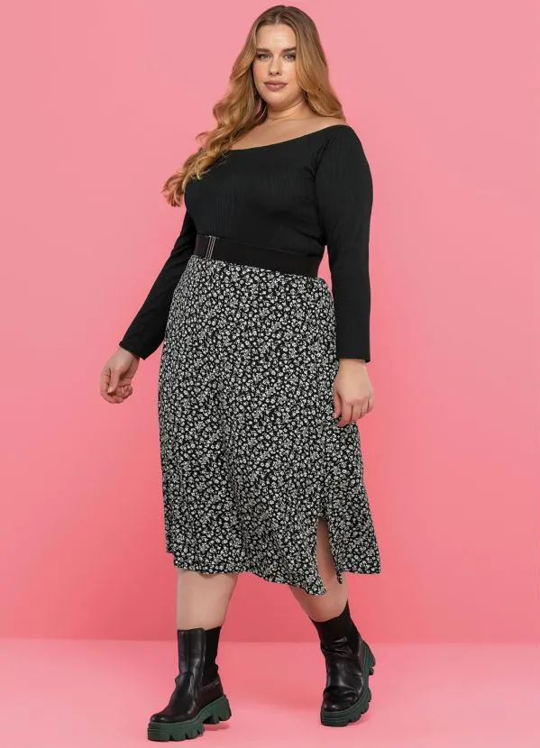 Maelle - Blusa Feminina Adulto Preto 2