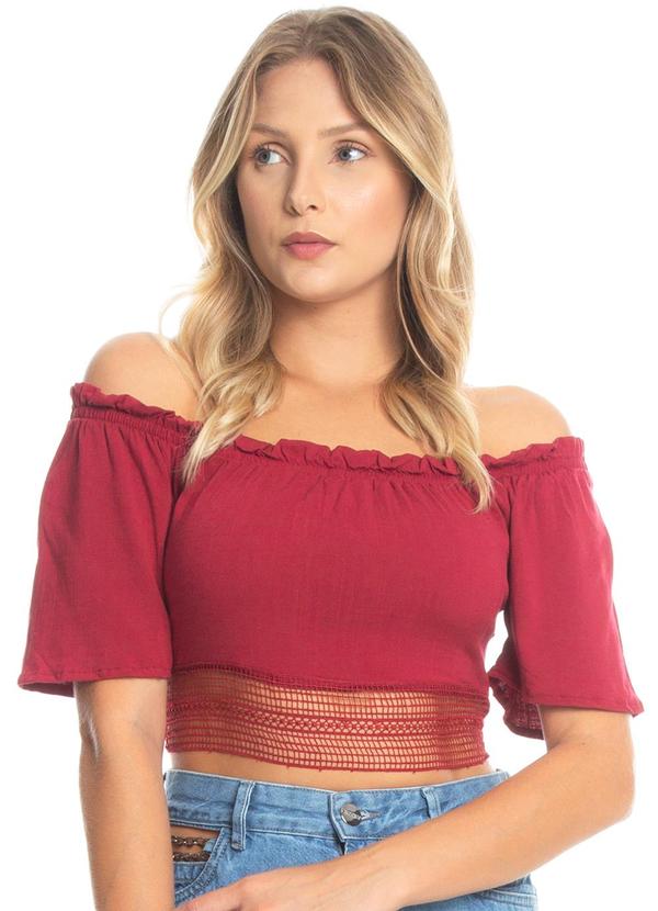 Endless - Blusa Feminina Ciganinha Vermelho