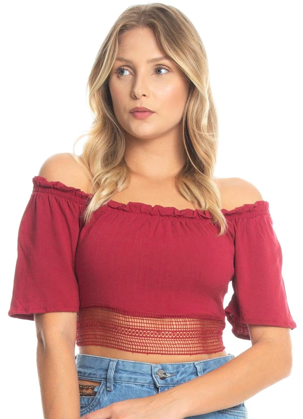 Endless - Blusa Feminina Ciganinha Vermelho