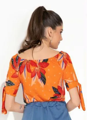 Rosalie - Blusa Floral Ombro a Ombro - ROSALIE
