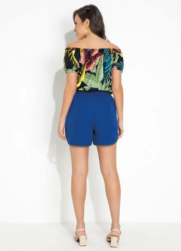 Moda Pop - Blusa Folhagem com Decote Ombro a Ombro 6