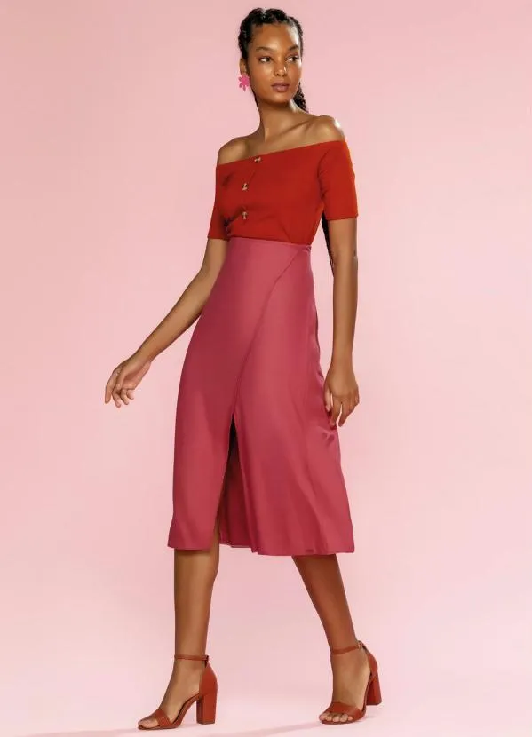 Marialícia - Blusa Laranja 2