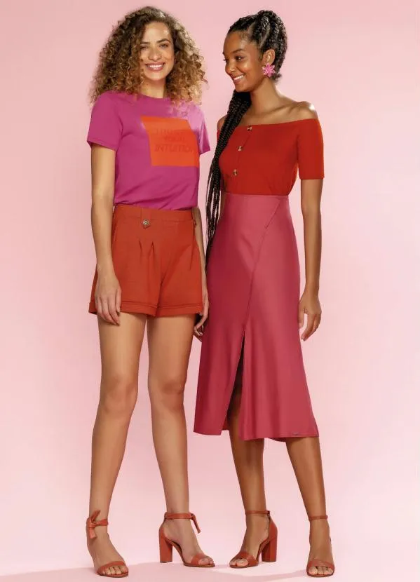 Marialícia - Blusa Laranja 3