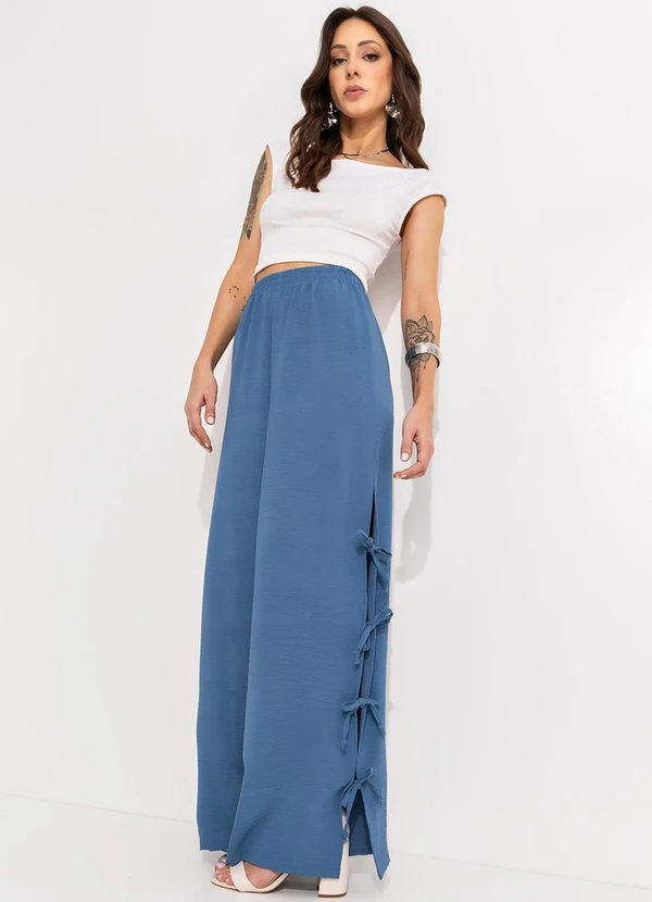 Bimini - Blusa Off White em Malha Canelada Texturizada 3