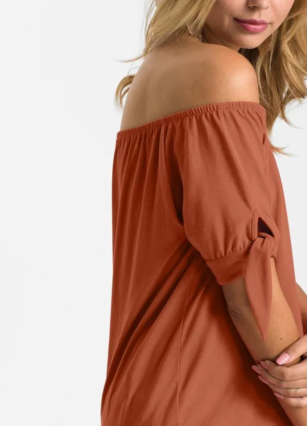 bonprix - Blusa Ombro a Ombro Ferrugem 3