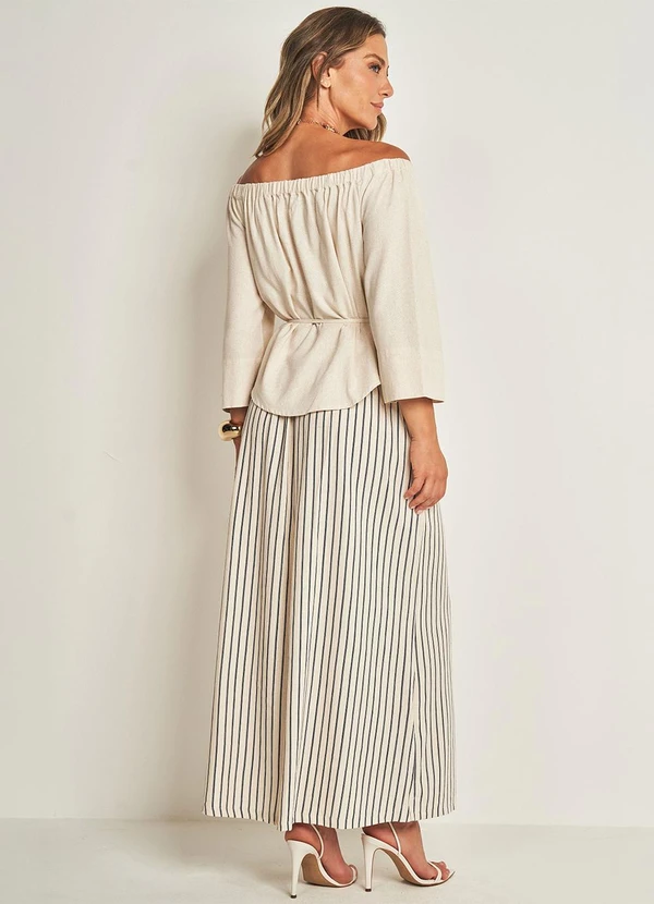 Doce Trama - Camisa Ombro a Ombro  Branco 4