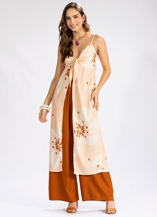 Hering - Blusa Alongada em Viscose Estampado