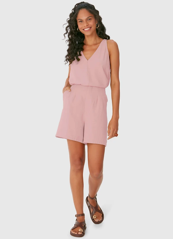 Malwee - Blusa Ampla Alfaiataria Rosa Pálido 3