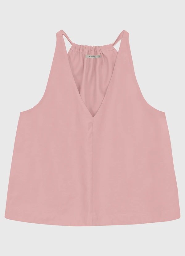 Malwee - Blusa Ampla Alfaiataria Rosa Pálido 8