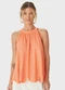Malwee - Blusa Ampla Bordada Laranja Claro - variação: Laranja Claro