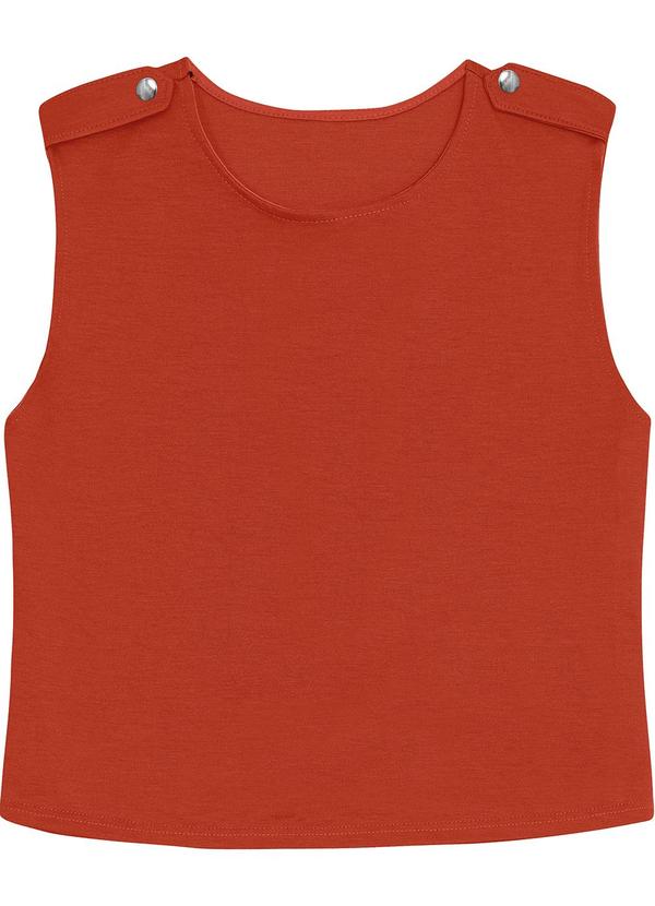 Enfim - Blusa Ampla em Malha Marrom 3