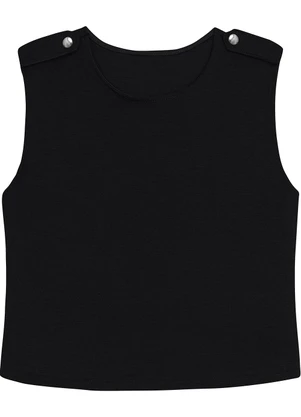 Enfim - Blusa Ampla em Malha Preto - ENFIM
