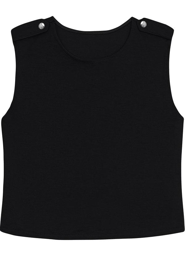 Enfim - Blusa Ampla em Malha Preto