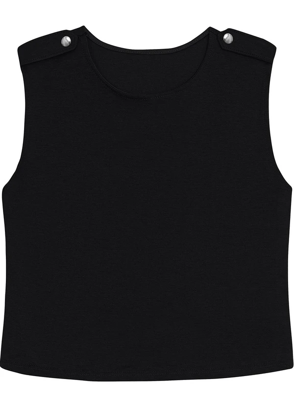 Enfim - Blusa Ampla em Malha Preto