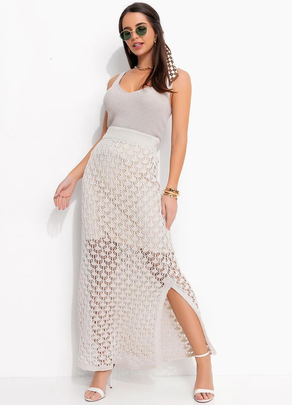 Quintess - Blusa Areia em Tricô 2