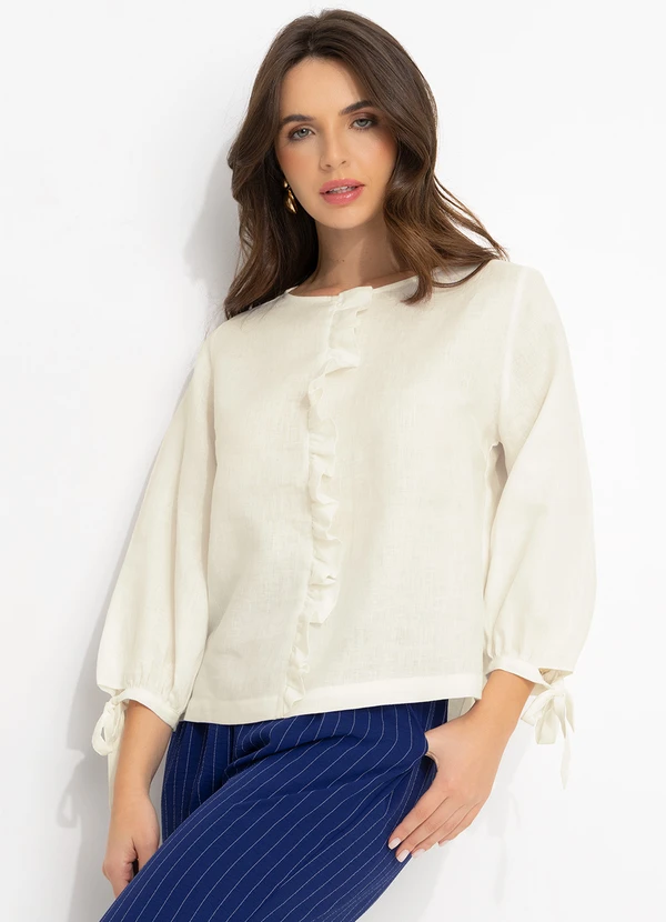 Souq - Blusa Arlete Off White