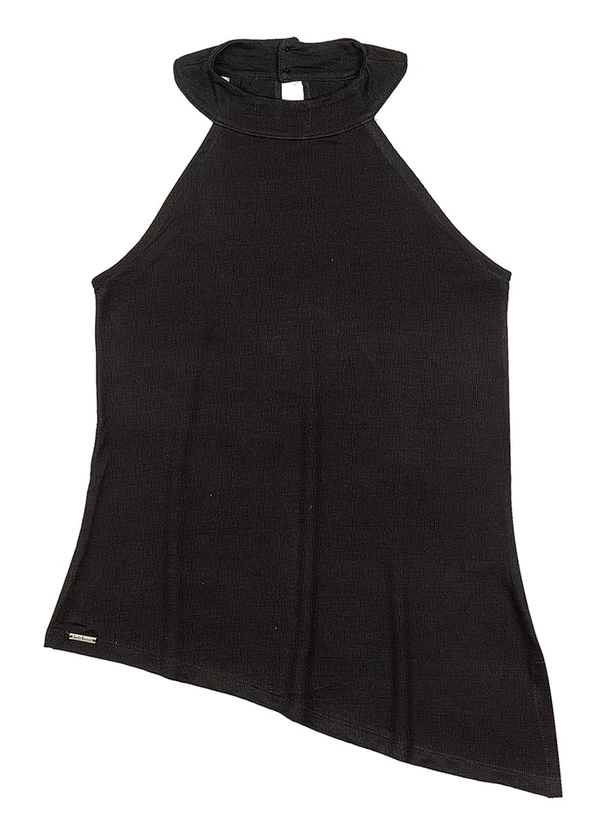 Soft Bonni - Blusa Assimetrica Adulto Feminino Preto
