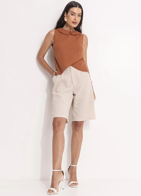 Quintess - Blusa Avelã em Linho 5